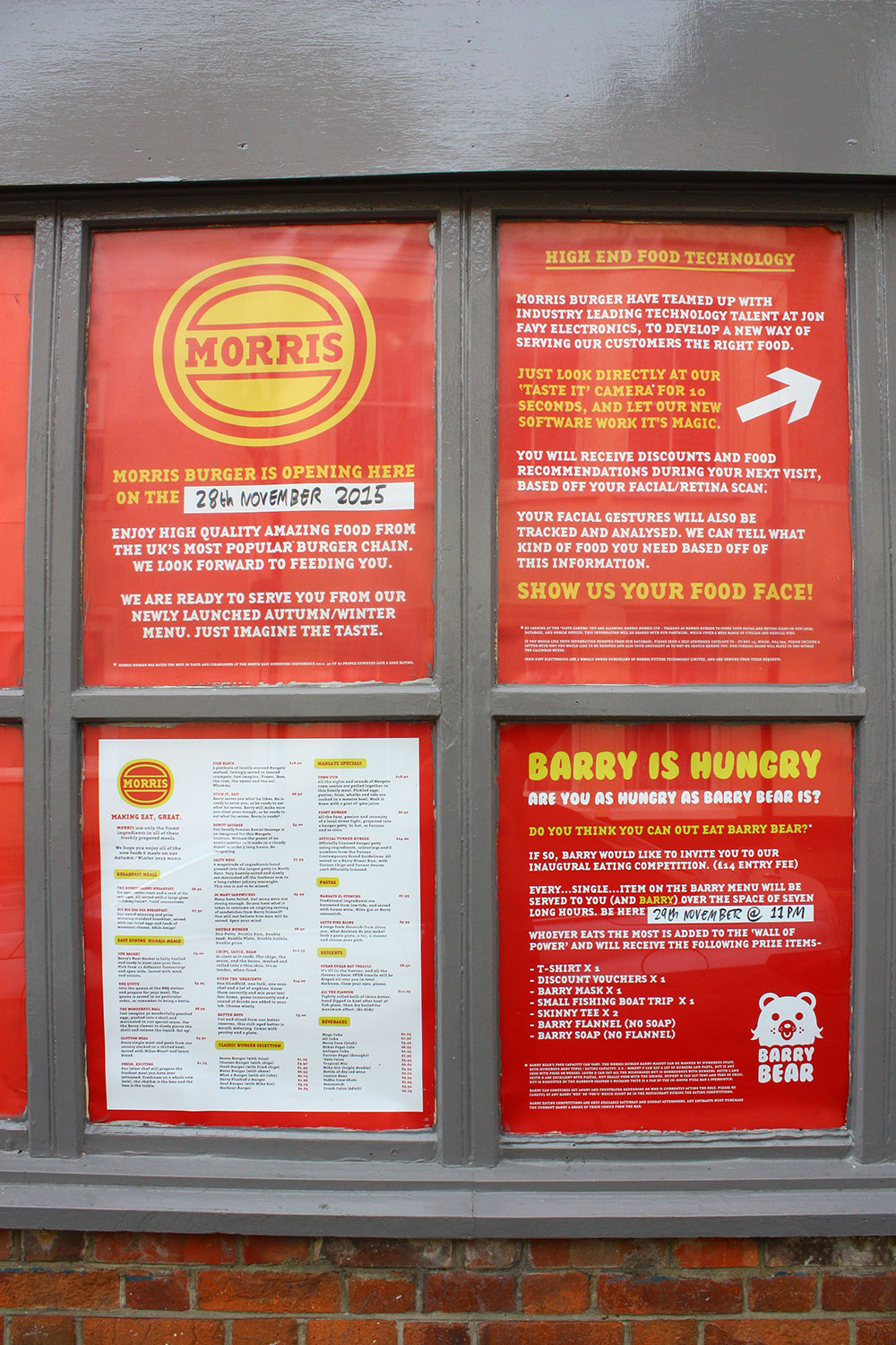 Morris Burger Margate - Customer Information