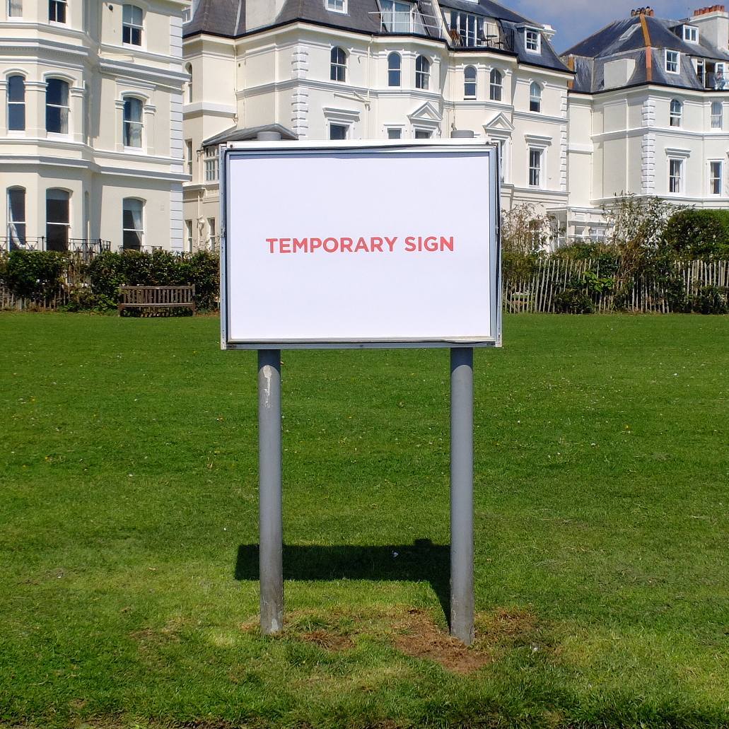 #023 - Temporary Sign